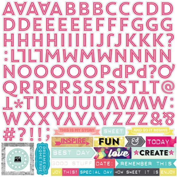 Capture Life Alpha Stickers