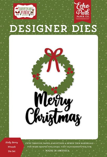 Holly Berry Wreath Die Set