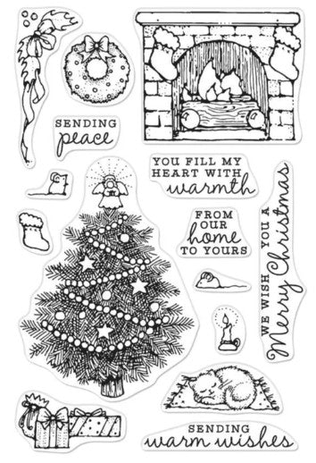 Hero Arts From the Vault Home Scene Clear Stamp Set