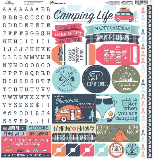 Reminisce Camping Life Sticker