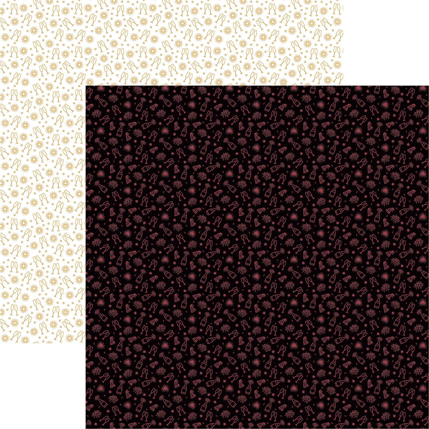 Reminisce Cheers to a New Year: Celebrate DS Paper (1 Sheet)