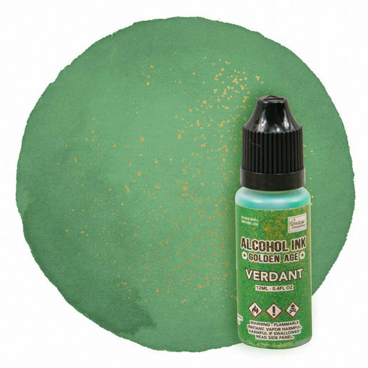 Alcohol Ink Golden Age 12ml | 0.4fl Oz - Verdant