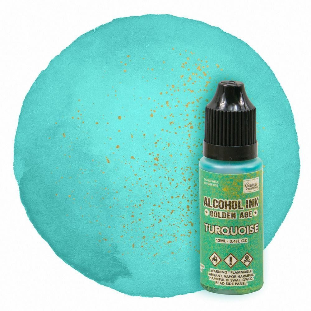 Alcohol Ink Golden Age 12ml | 0.4fl Oz - Turquoise