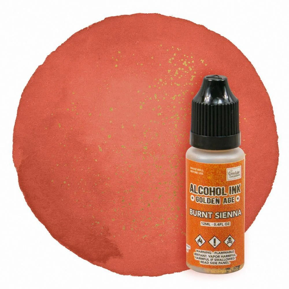 Alcohol Ink Golden Age 12ml | 0.4fl Oz - Burnt Sienna