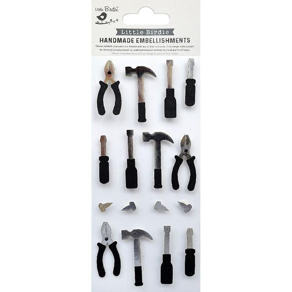 Little Birdie Tools Sticker 16/Pkg-Sparkle Treasure