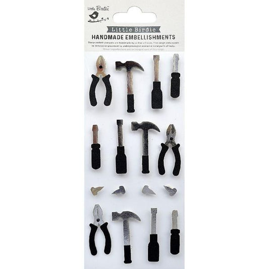 Little Birdie Tools Sticker 16/Pkg-Sparkle Treasure