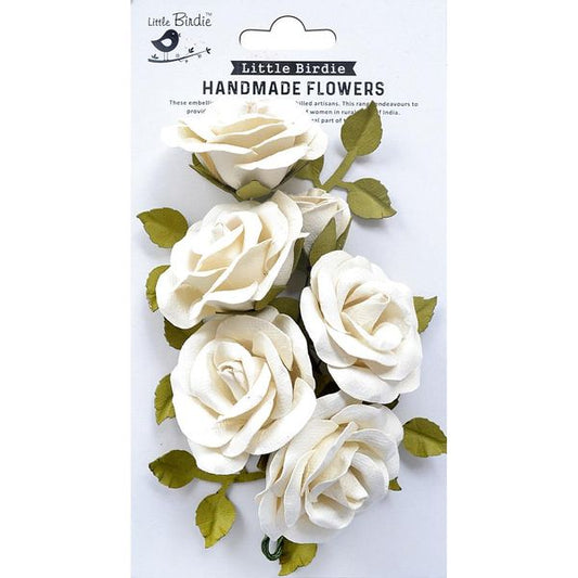 Little Birdie Shabby Chic Marva Paper Flowers