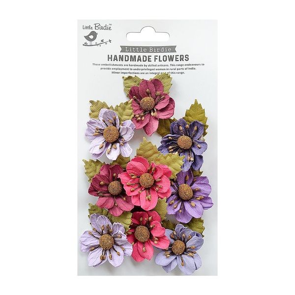 Little Birdie Birds and Berries Wendy Paper Flowers