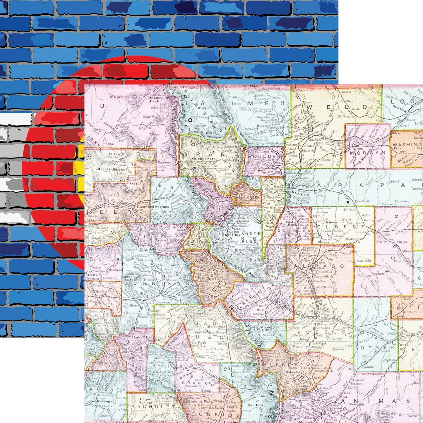 Reminisce Colorado: Colorado DS Paper (1 Sheet)