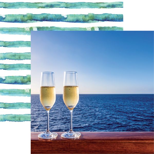 Reminisce Cruise Life: Let's Toast DS Pap DS Paper (1 Sheet)