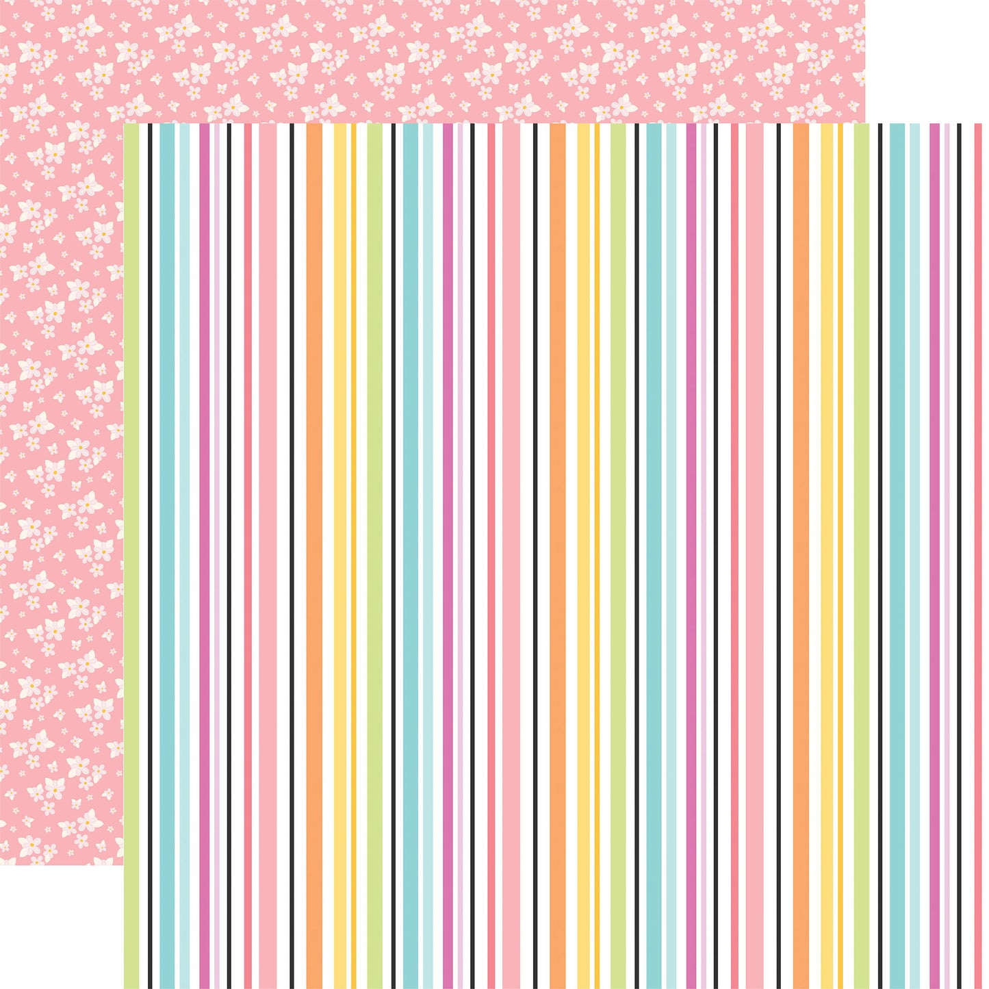 Echo Park Craft Room Make Something Stripes DS Paper (1 Sheet)