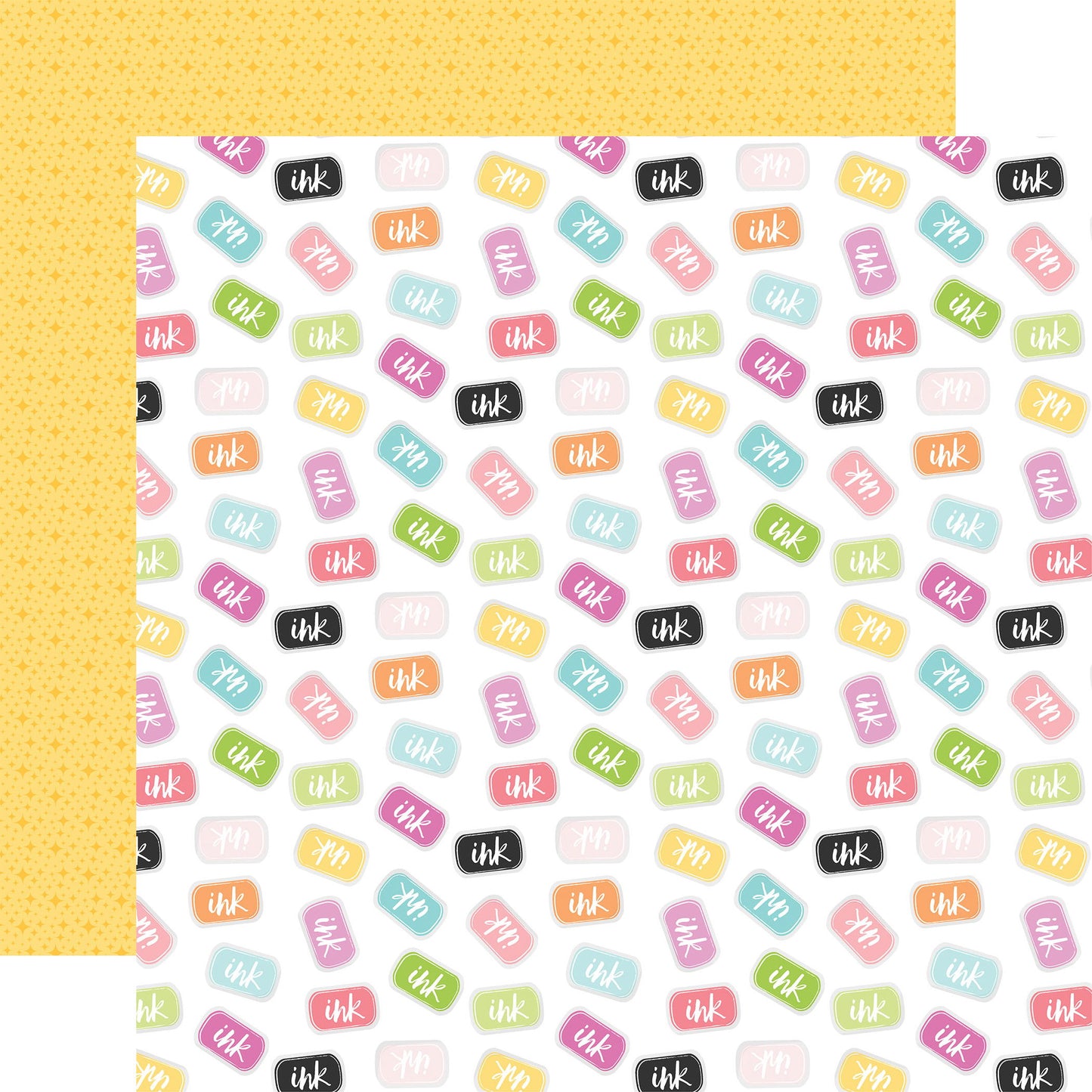 Echo Park Craft Room Colorful Ink DS Paper (1 Sheet)