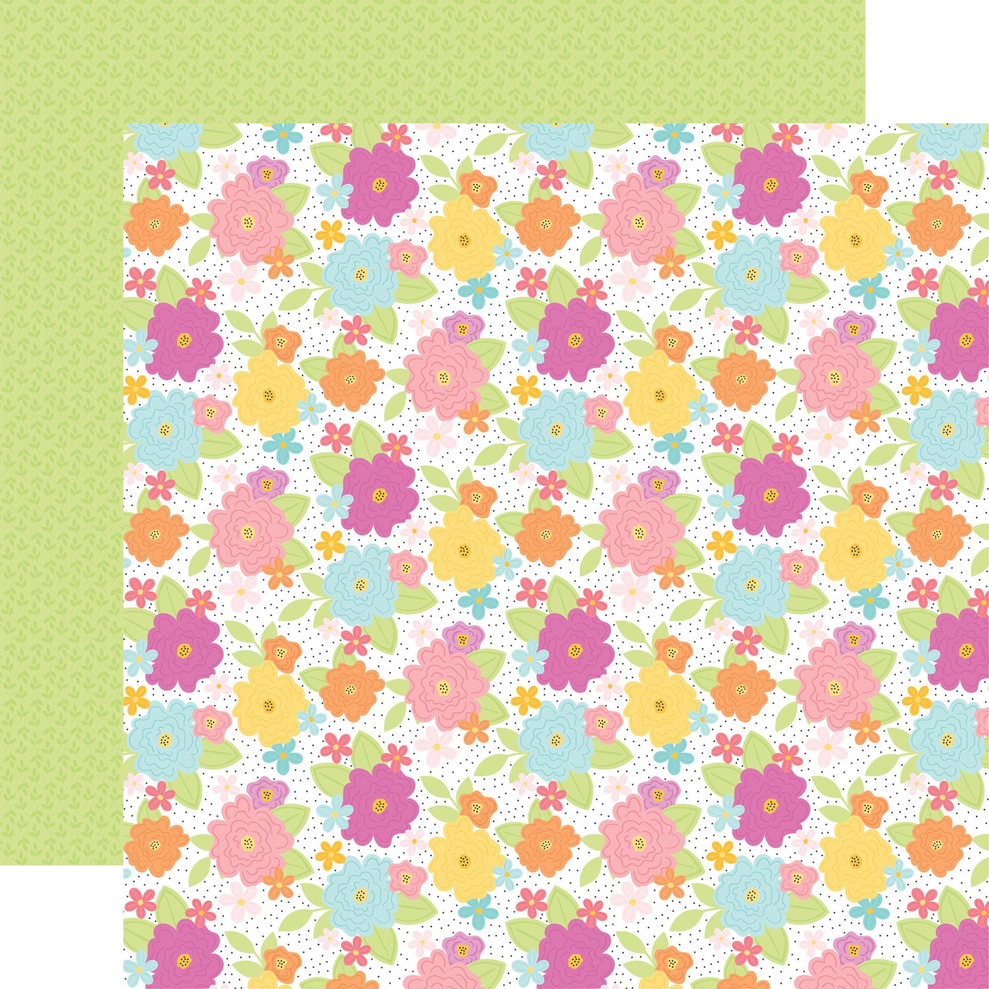 Echo Park Craft Room Craft Room Floral DS Paper (1 Sheet)