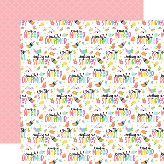 Echo Park Craft Room Creative Soul DS Paper (1 Sheet)