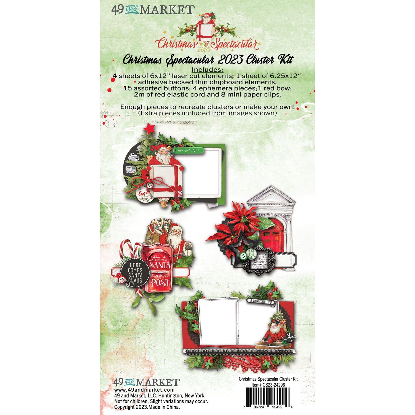 49 And Market Cluster Kit-Christmas Spectacular 2023