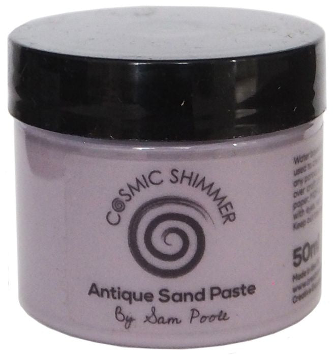 Cosmic Shimmer Antique Sand Paste 50ml By Sam Poole-Soft Damson