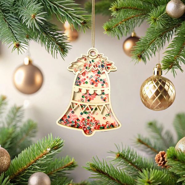 CrafTreat 3D Shaker Chipboard - Bell