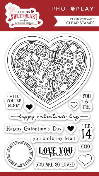 Cupid's Sweetheart Cafe Stamps