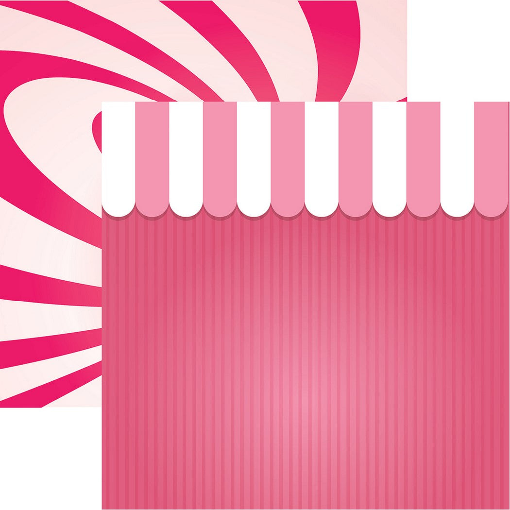 Reminisce Candy Shoppe: Candy Shoppe Scra DS Paper (1 Sheet)