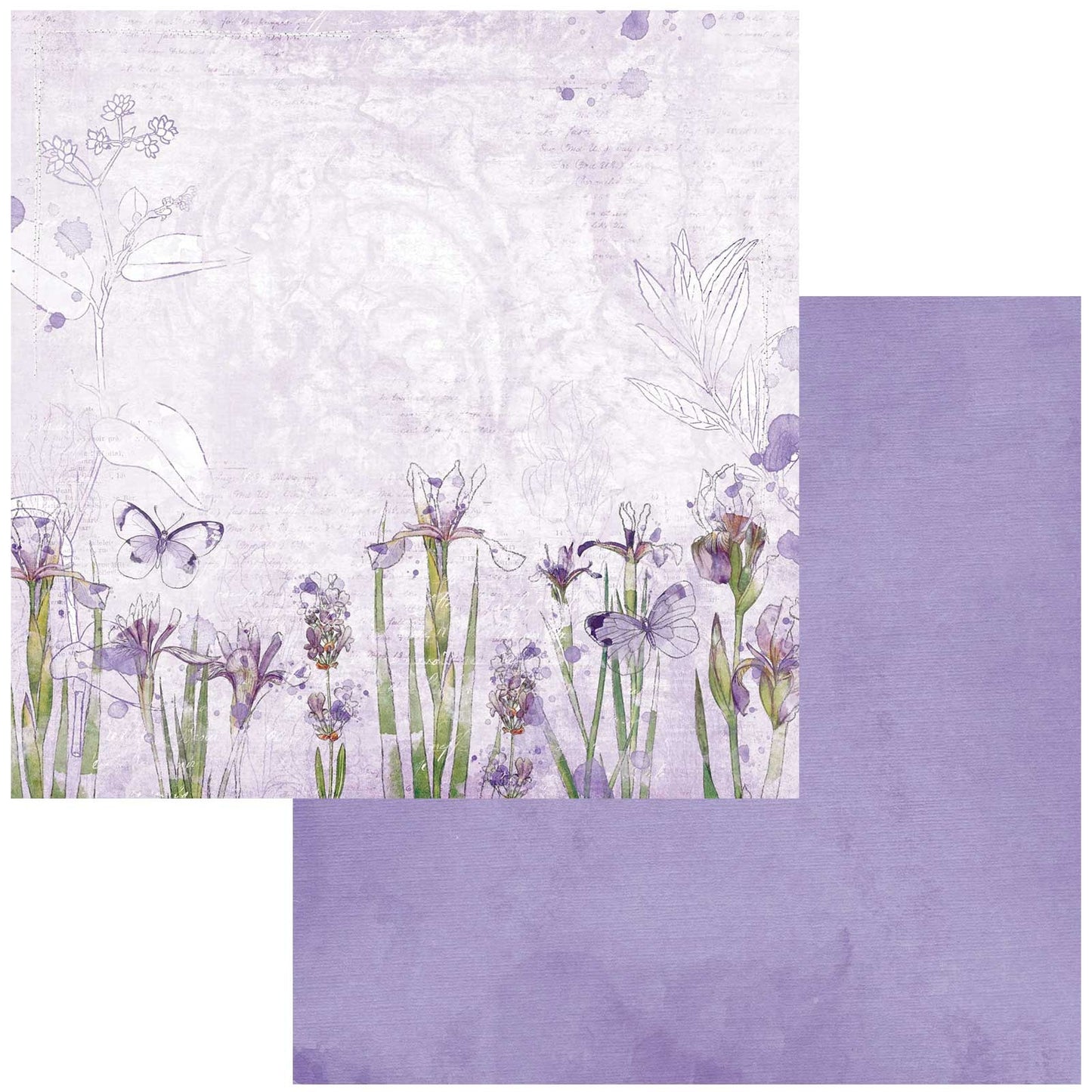 Color Swatch: Lavender Double-Sided Cardstock 12"X12"-#1
