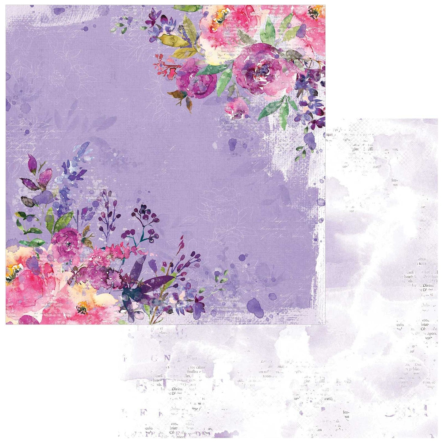 Color Swatch: Lavender Double-Sided Cardstock 12"X12"-#2