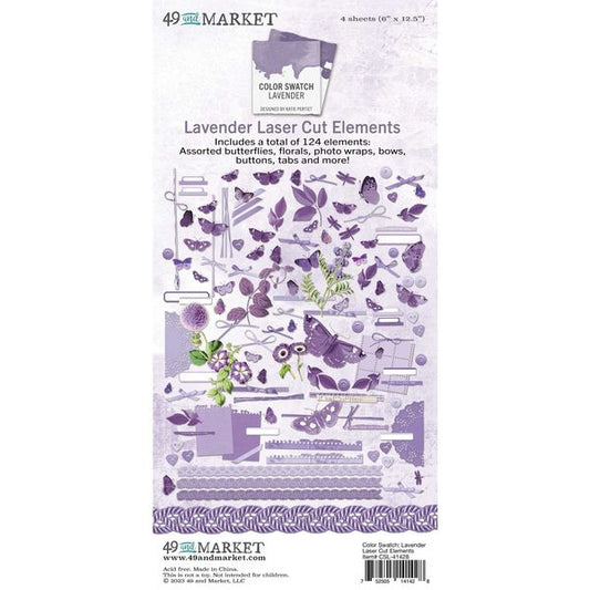 Lavender Laser Cut Elements