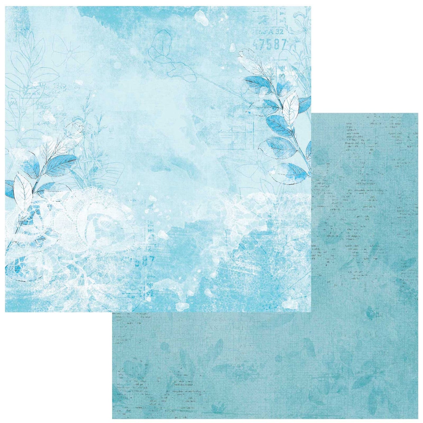Color Swatch: Ocean Double-Sided Cardstock 12"X12"-#3