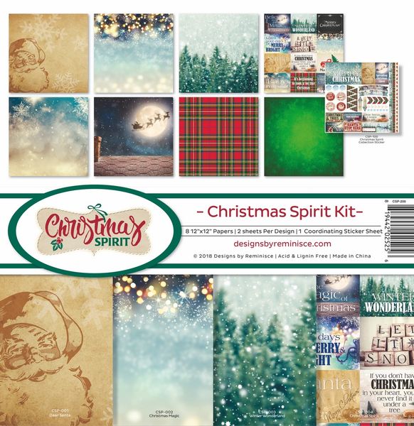 Reminisce Christmas Spirit Collection Kit
