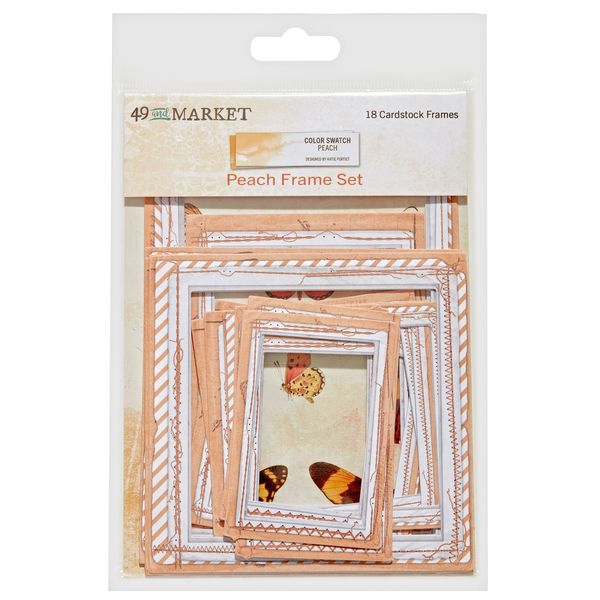 49 and Market Color Swatch Peach Frame Set, 18 frames/pkg