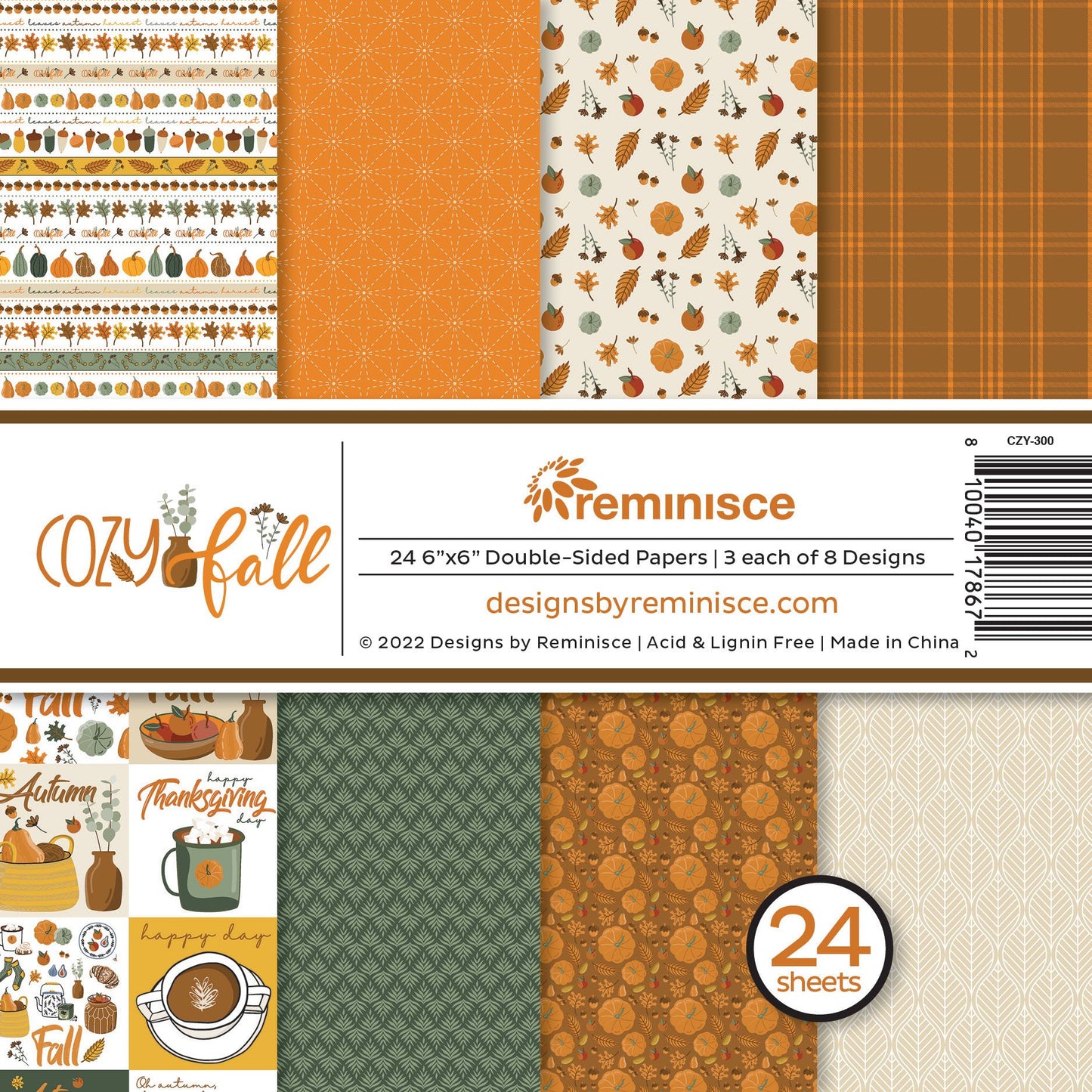 Reminisce Cozy Fall 6x6 Paper Pad