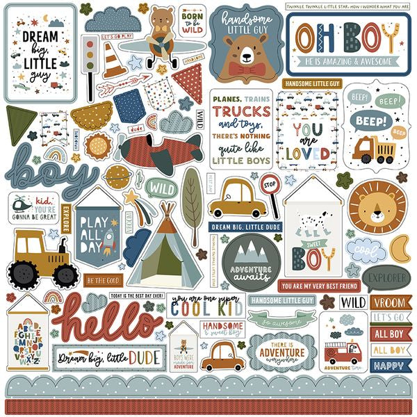 Dream Big Little Boy Element Sticker
