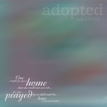Reminisce Adopted With Love Paper DS Paper (1 Sheet)