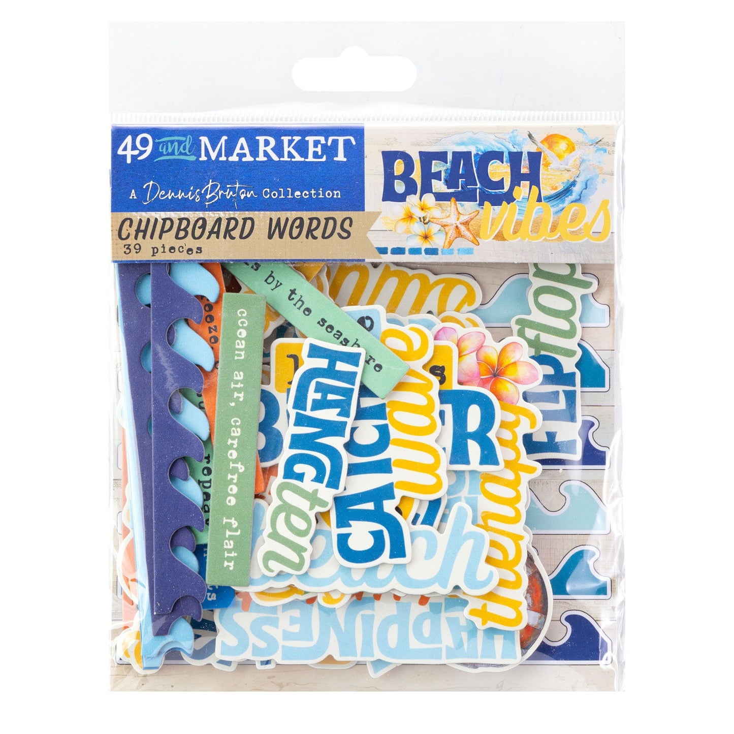 49 And Market Chipboard Set-Beach Vibes