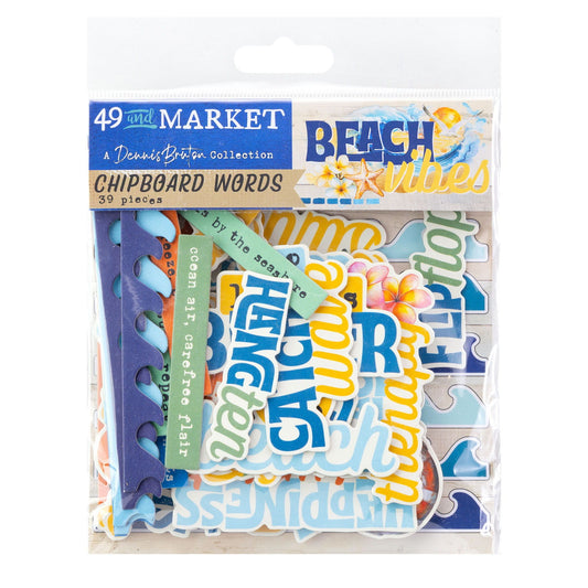 49 And Market Chipboard Set-Beach Vibes