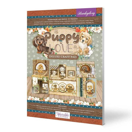 DISC - Hunkydory Crafts Deluxe Craft Pads - Puppy Love