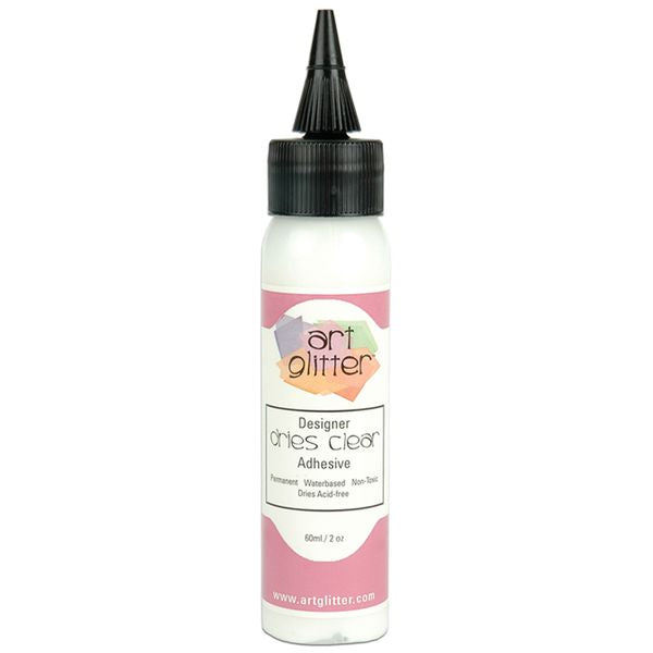 Art Institute Glitter Designer Dries Clear Adhesive-2oz