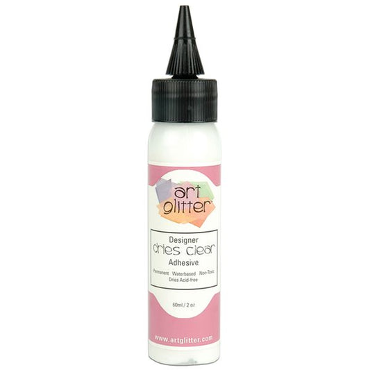 Art Institute Glitter Designer Dries Clear Adhesive-2oz