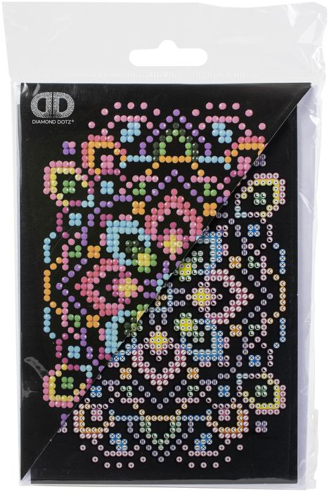 Diamond Dotz Diamond Art Greeting Card Kit 5"X7"-Blackstar
