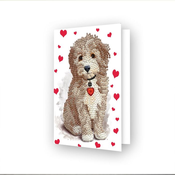 Diamond Dotz Diamond Art Greeting Card Kit 5"X7"-Lovely Boy