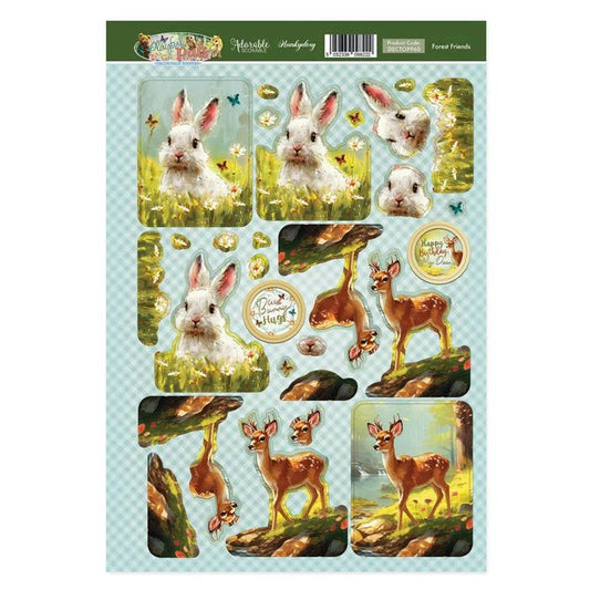 Hunkydory Crafts Forest Friends Decoupage Topper Sheet