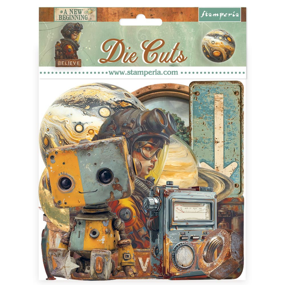 Stamperia Die cuts assorted - A new Beginning