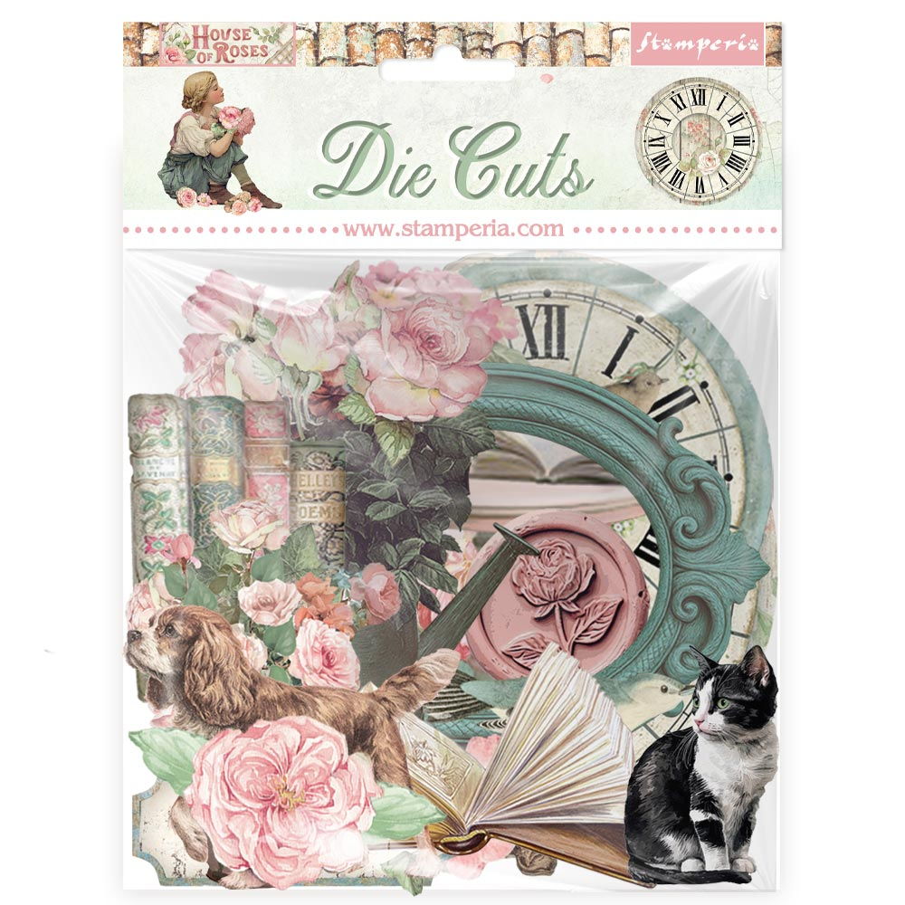 Stamperia House of Roses Assorted Die Cuts