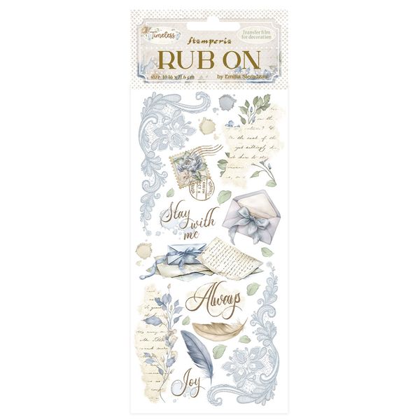 Stamperia Timeless Letters Rub-on