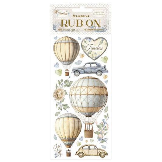 Stamperia Timeless Air Balloons Rub-On