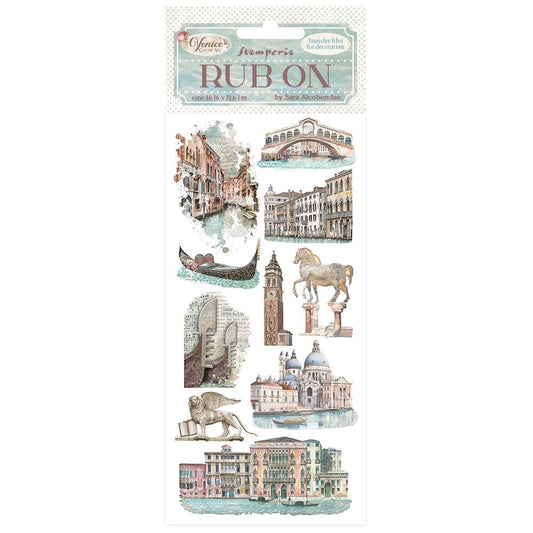 Stamperia Venice City of Art Monuments Rub-On