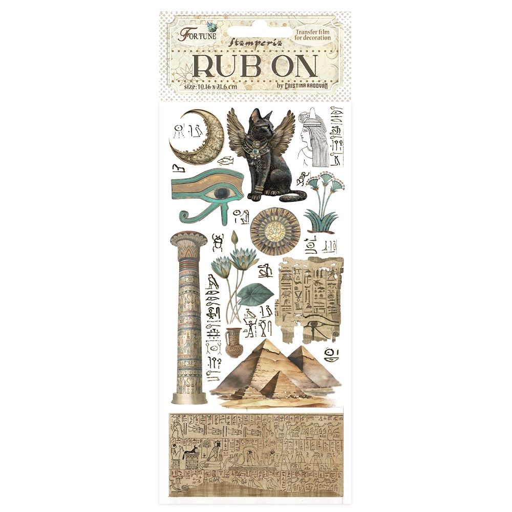 Stamperia Fortune Egypt 4"x8.5" Rub-On