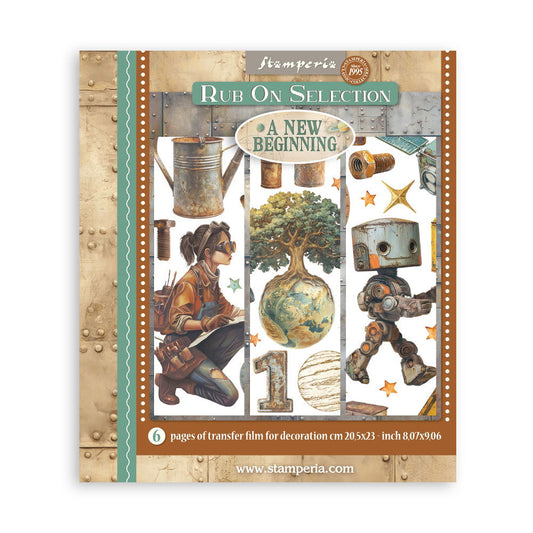 Stamperia Rub on selection cm 20,5x23 6 pages - A new Beginning