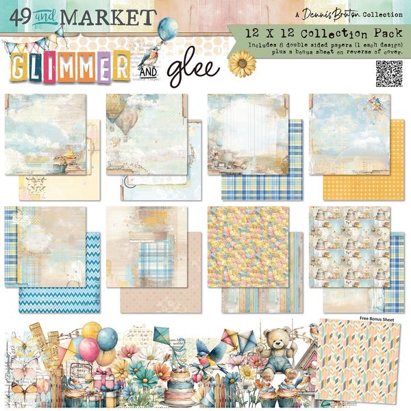 49 and Market Glimmer and Glee 12"X12" Collection Pack
