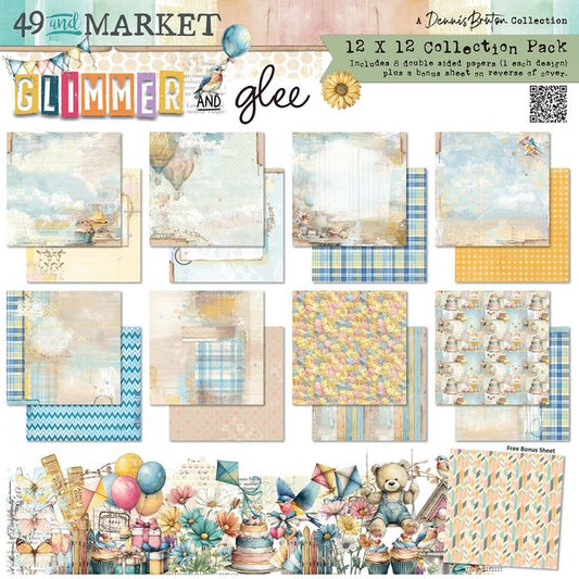 49 and Market Glimmer and Glee 12"X12" Collection Pack