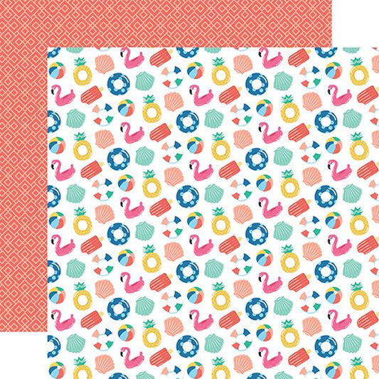 Echo Park Dive into Summer: Fabulous Floaties DS Paper